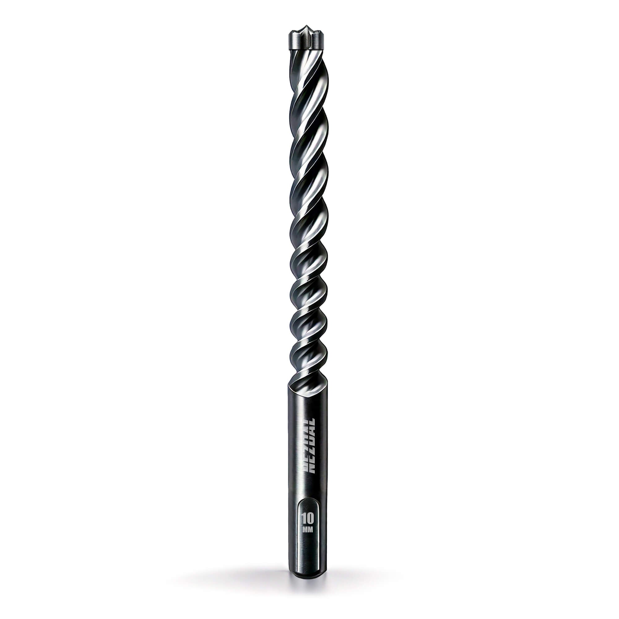 10 x 215mm | Reinforced Concrete, Masonry, Stone | The Best Concrete Drill Bit on the Market | Extra Long | For SDS Plus Rotary Hammers