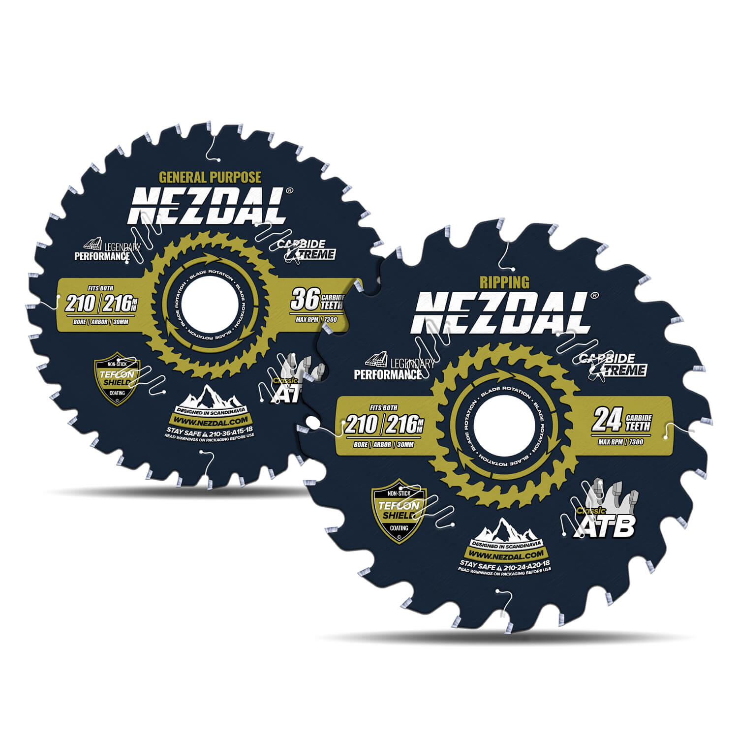 210mm Duo | 24, 36 | Ripping, General Purpose | 1,8mm Kerf | Table & Circular Saw