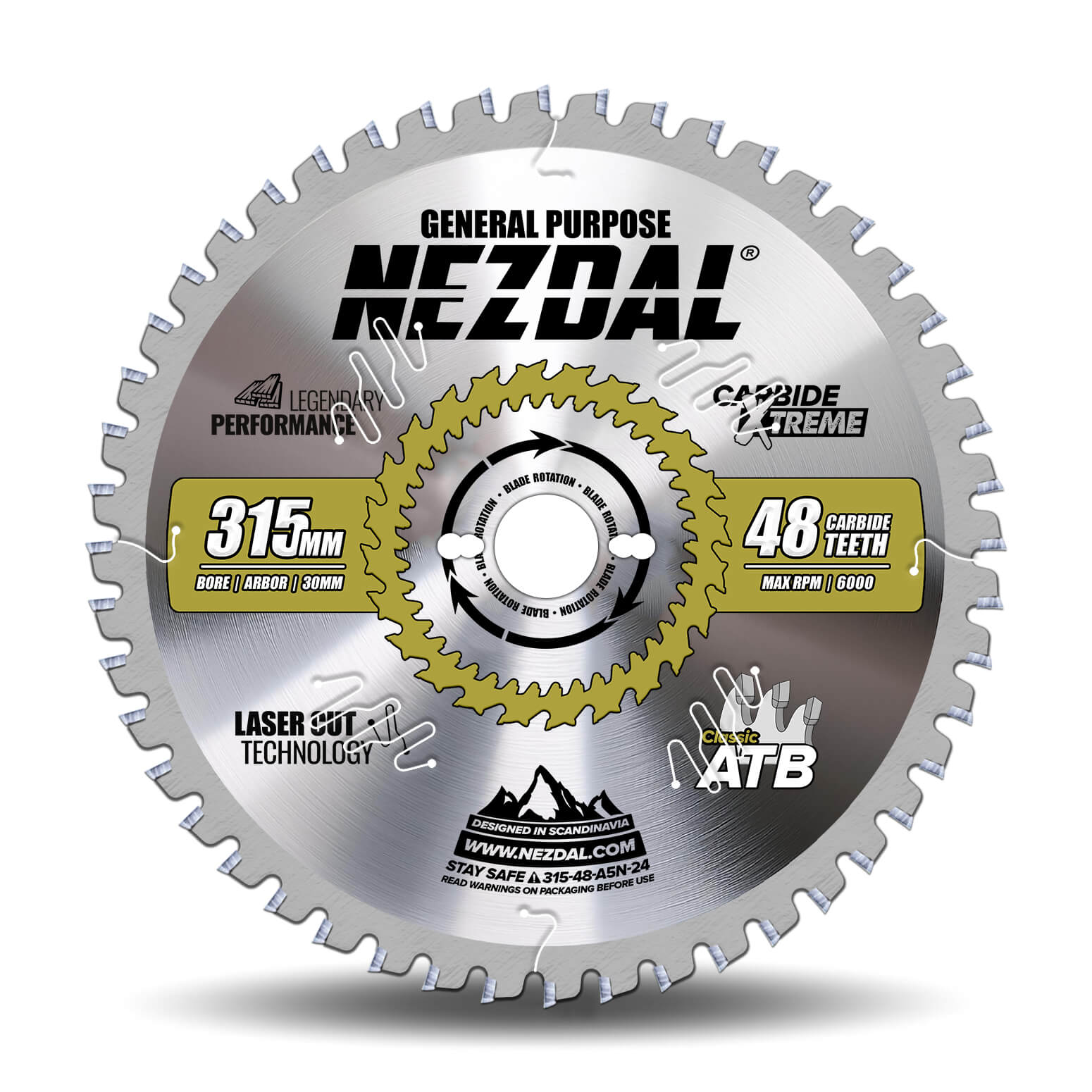 315mm | 48T | General Purpose | Wood | Miter Saw