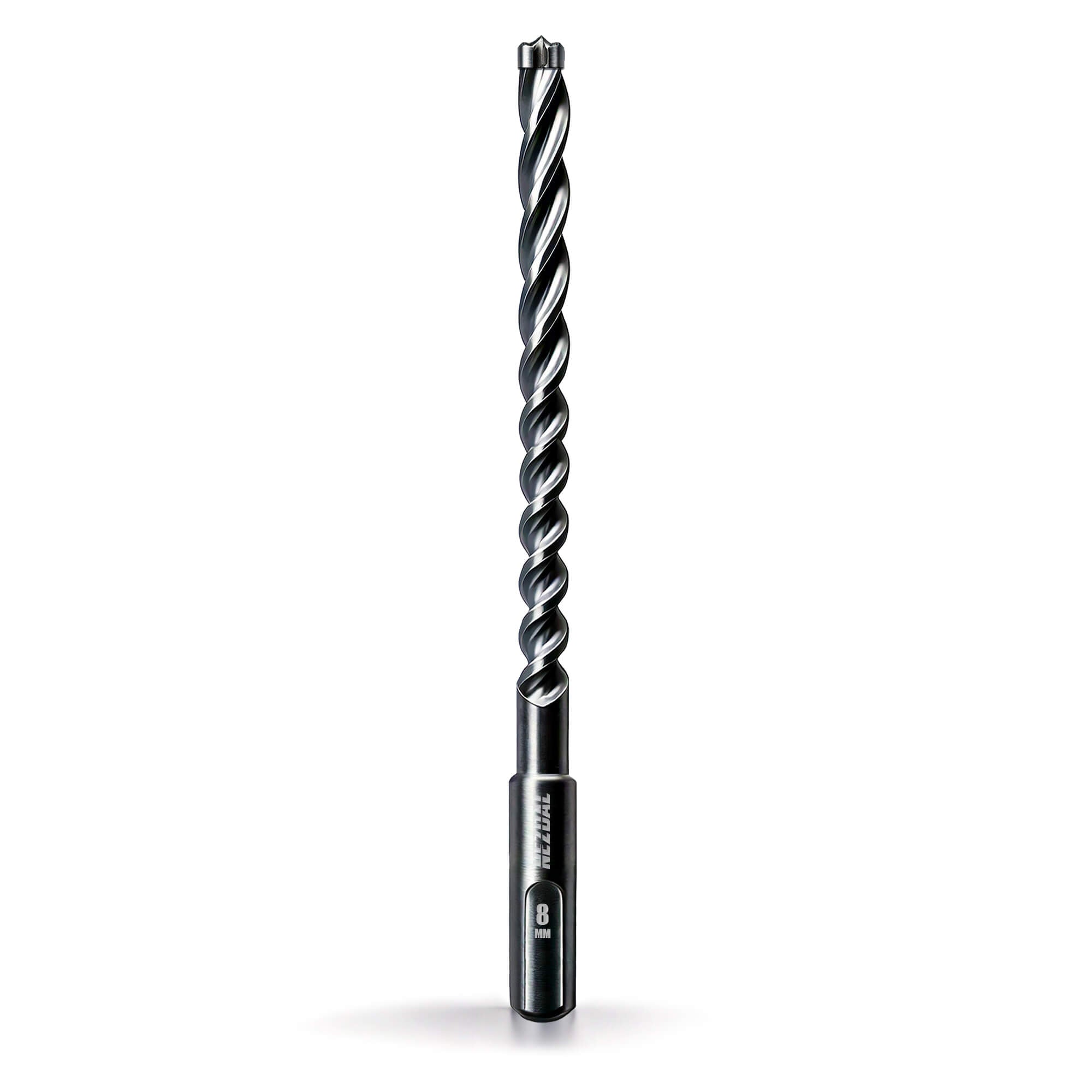 8 x 215mm | Reinforced Concrete, Masonry, Stone | The Best Concrete Drill Bit on the Market | Extra Long | For SDS Plus Rotary Hammers