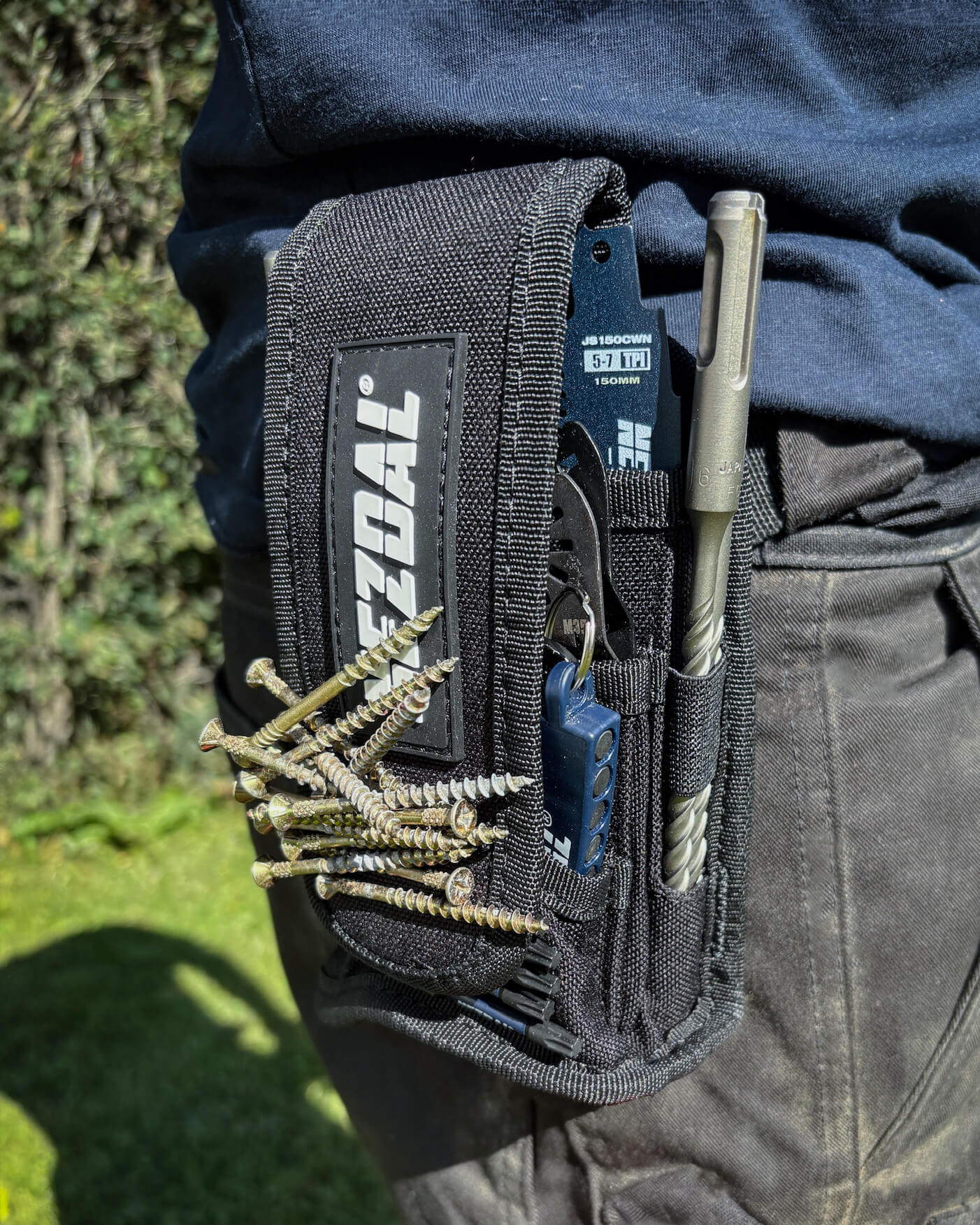 MultiGuard | Safe storage for drill bits, multi-tool blades, jig saw blades, and more | With belt clip