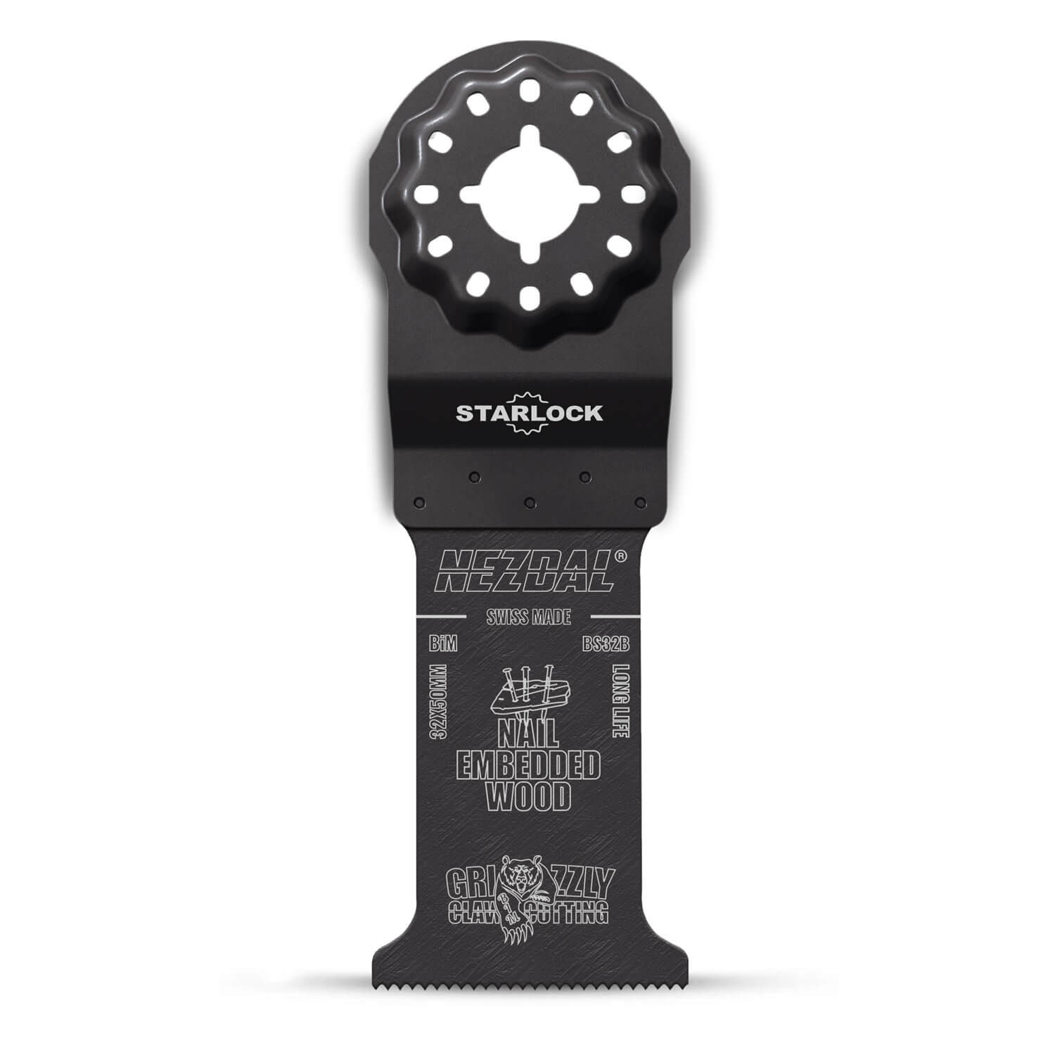 starlock multitool blade for cutting wood and nails