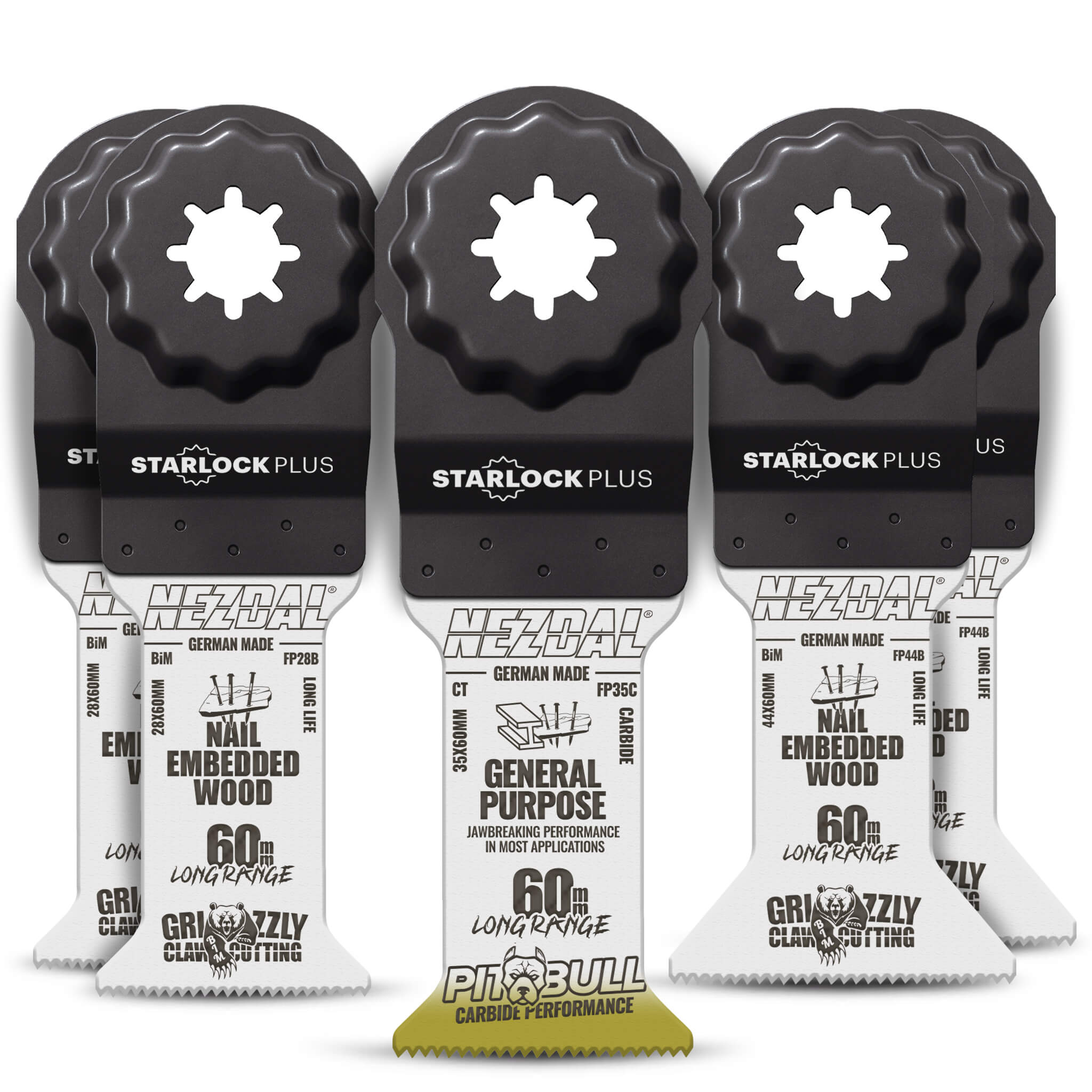 starlock plus longe range 6-pack multitool blade set