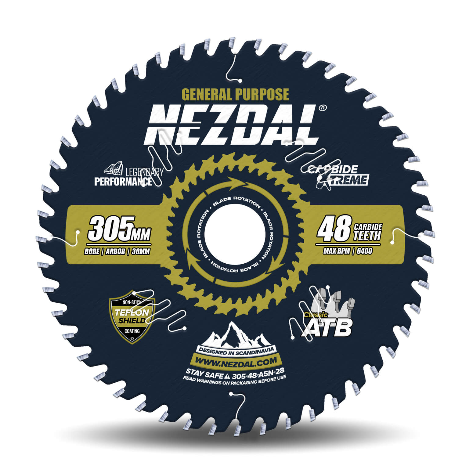 305mm | 48T | General Purpose | Wood | Miter Saw