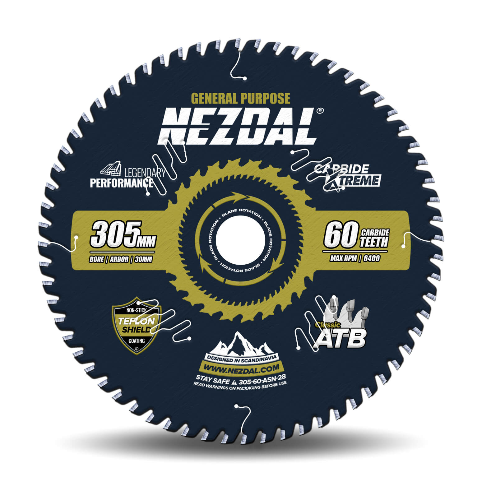 305mm | 60T | General Purpose | Wood | Miter Saw