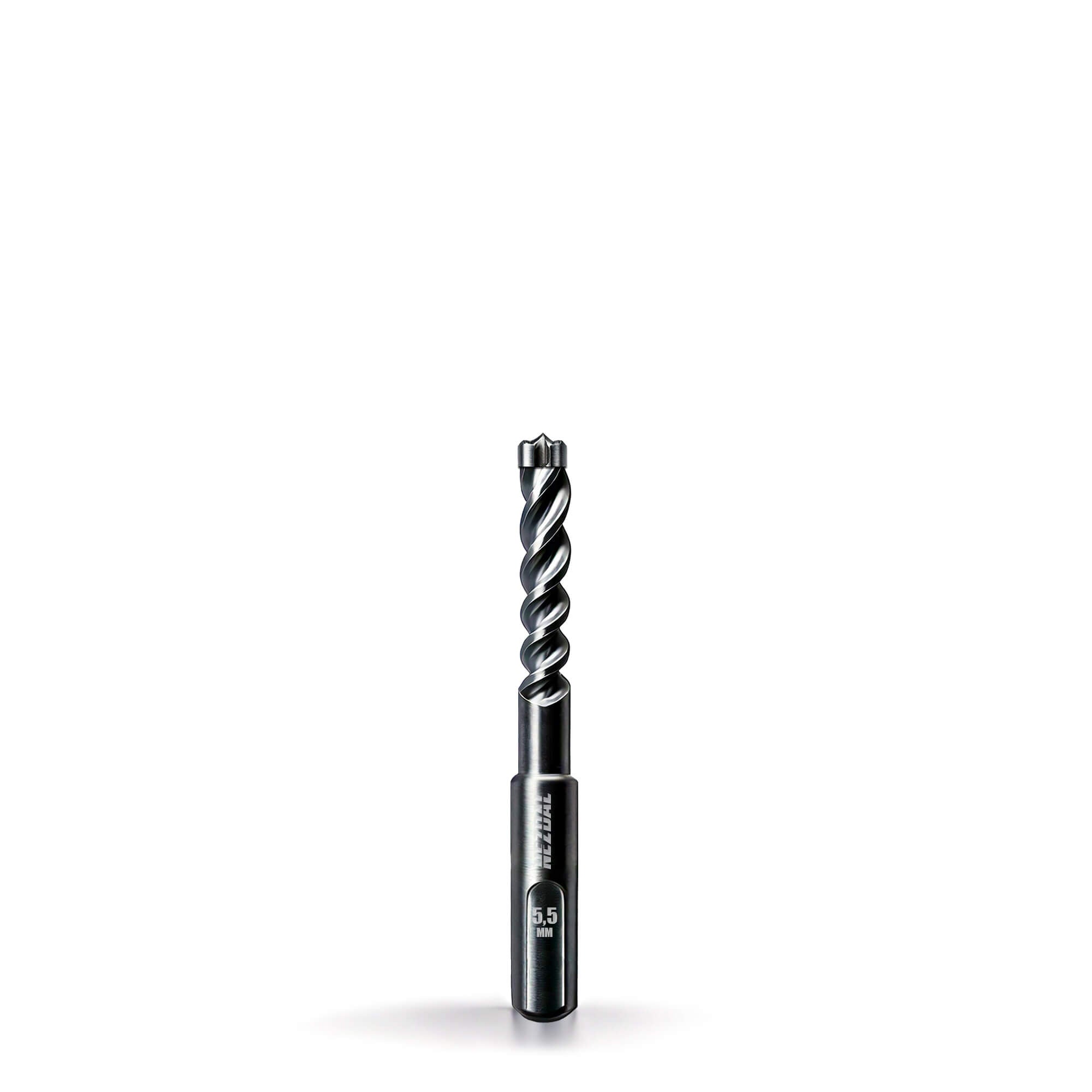 5,5 x 115mm | Reinforced Concrete, Masonry, Stone | The Best Concrete Drill Bit on the Market | For SDS Plus Rotary Hammers