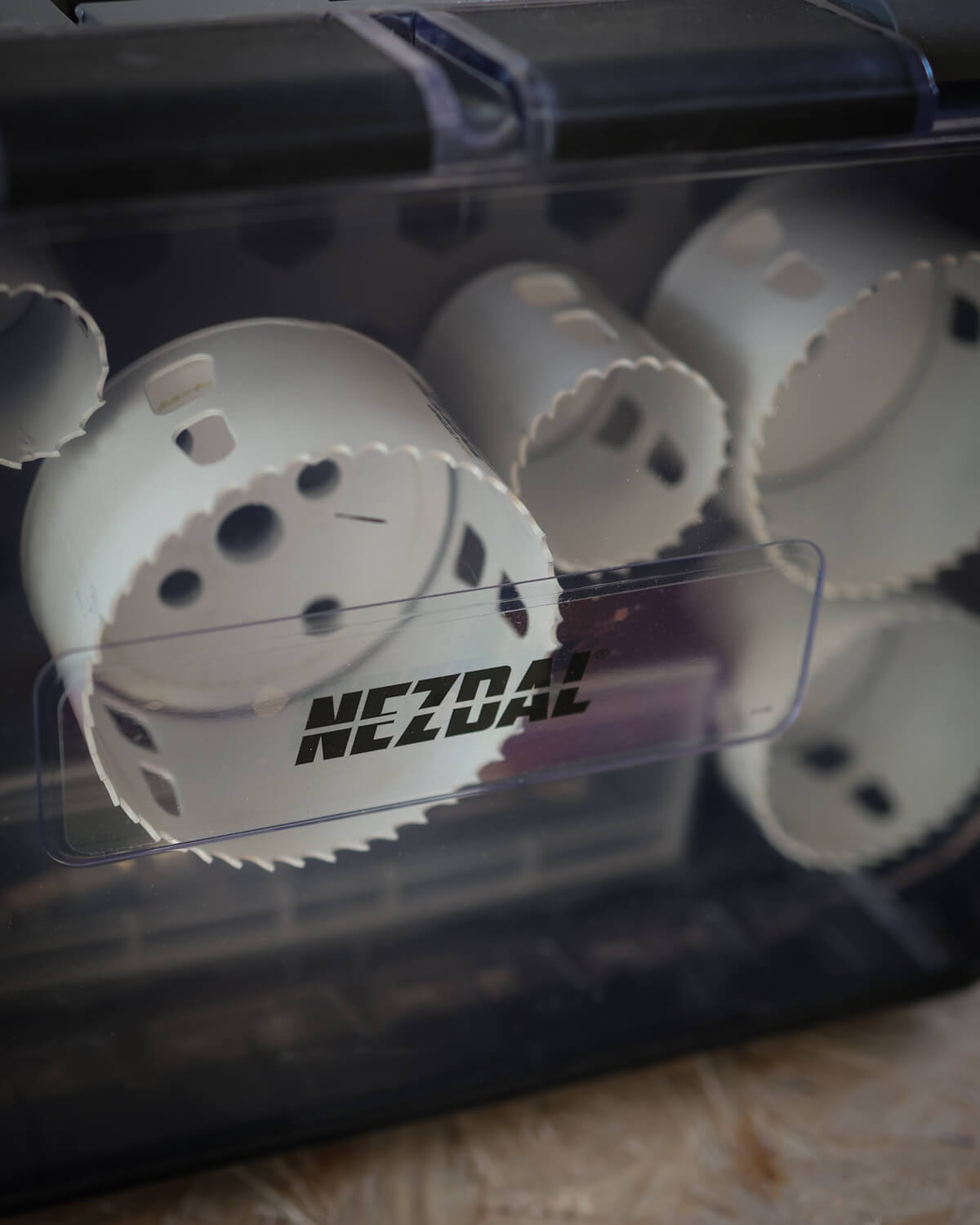 The Allrounder | 32, 44, 51, 64, 73, 76, 83mm | Wood & Metal | 44mm Cut Depth | Grizzly BiM® | Incl. adapter, pilot drill, case