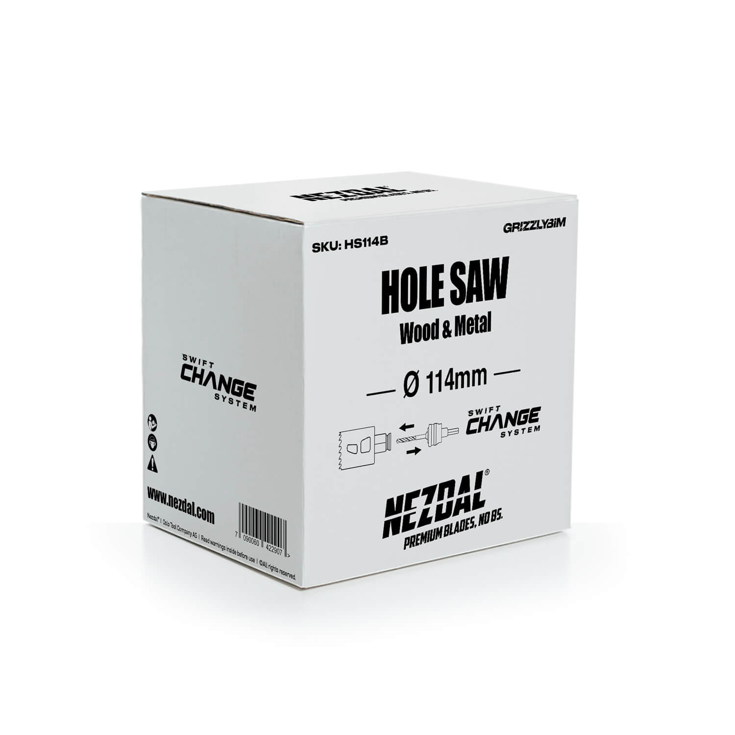 114mm | Wood & Metal | Grizzly BiM® | Hole Saw