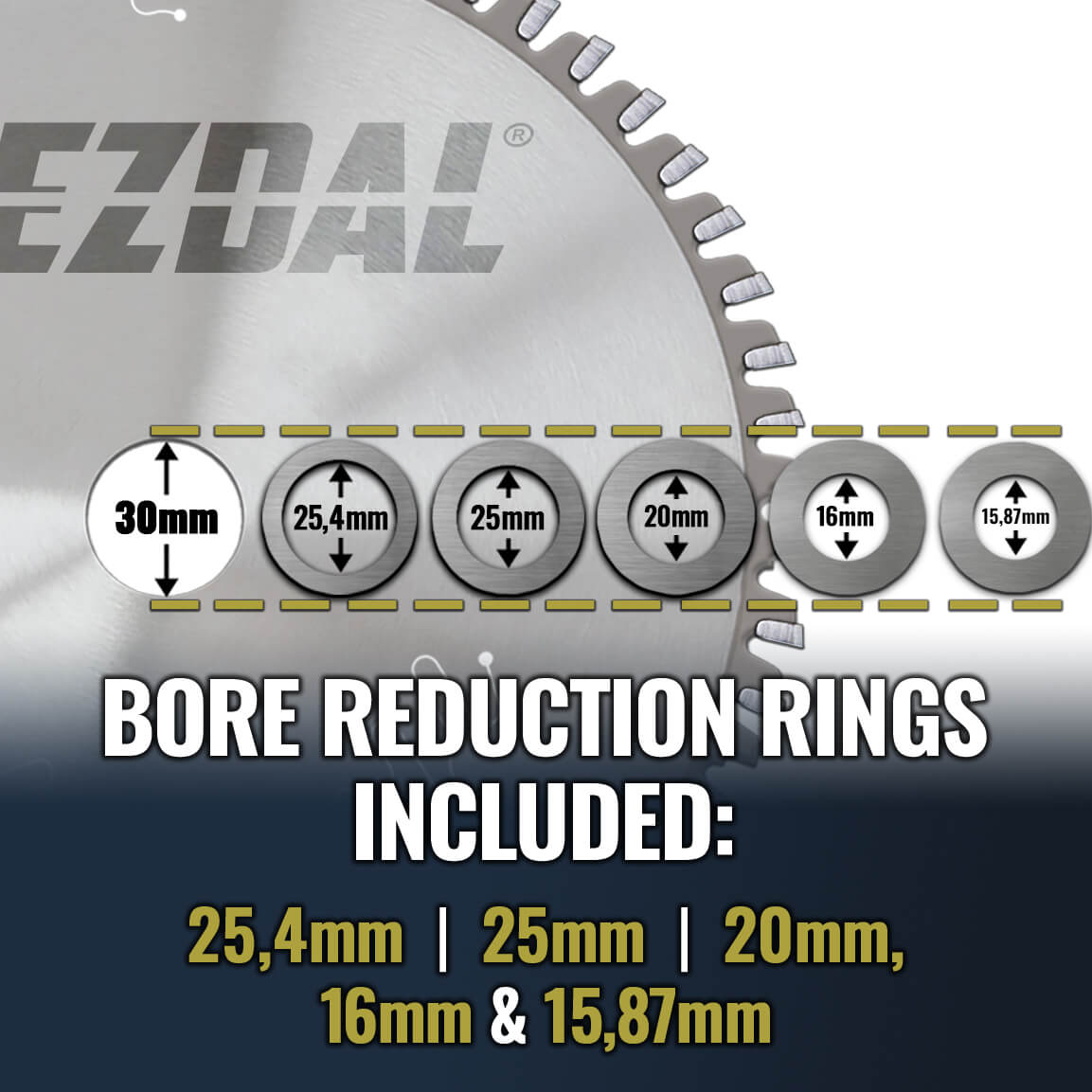 250mm | 24, 42 Teeth | Ripping, General Purpose | 2-Pack | Table Saw Blades