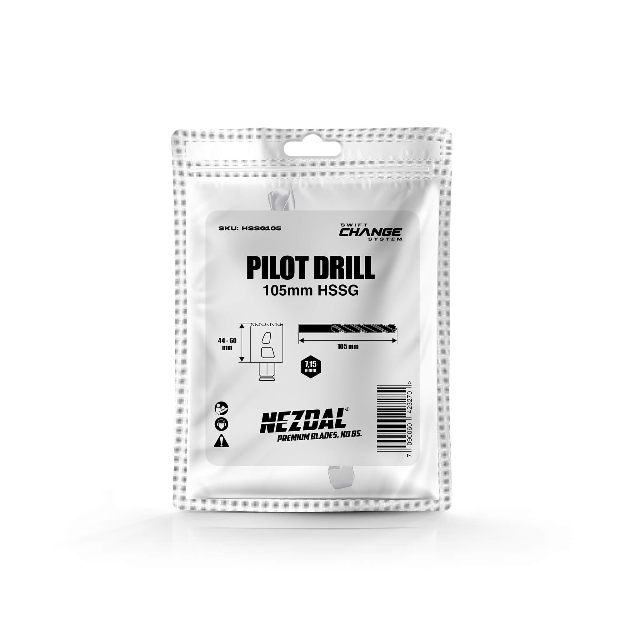 73mm | 50X longer life | Multi-Material | Pitbull® Carbide | 60mm cutting depth | Incl. adapter, pilot drill | Hole saw set