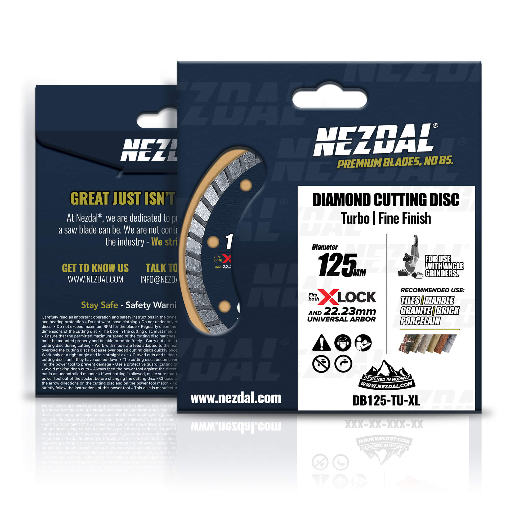 125mm | Tiles, Marble, Granite | Fine Finish | Angle grinder disc