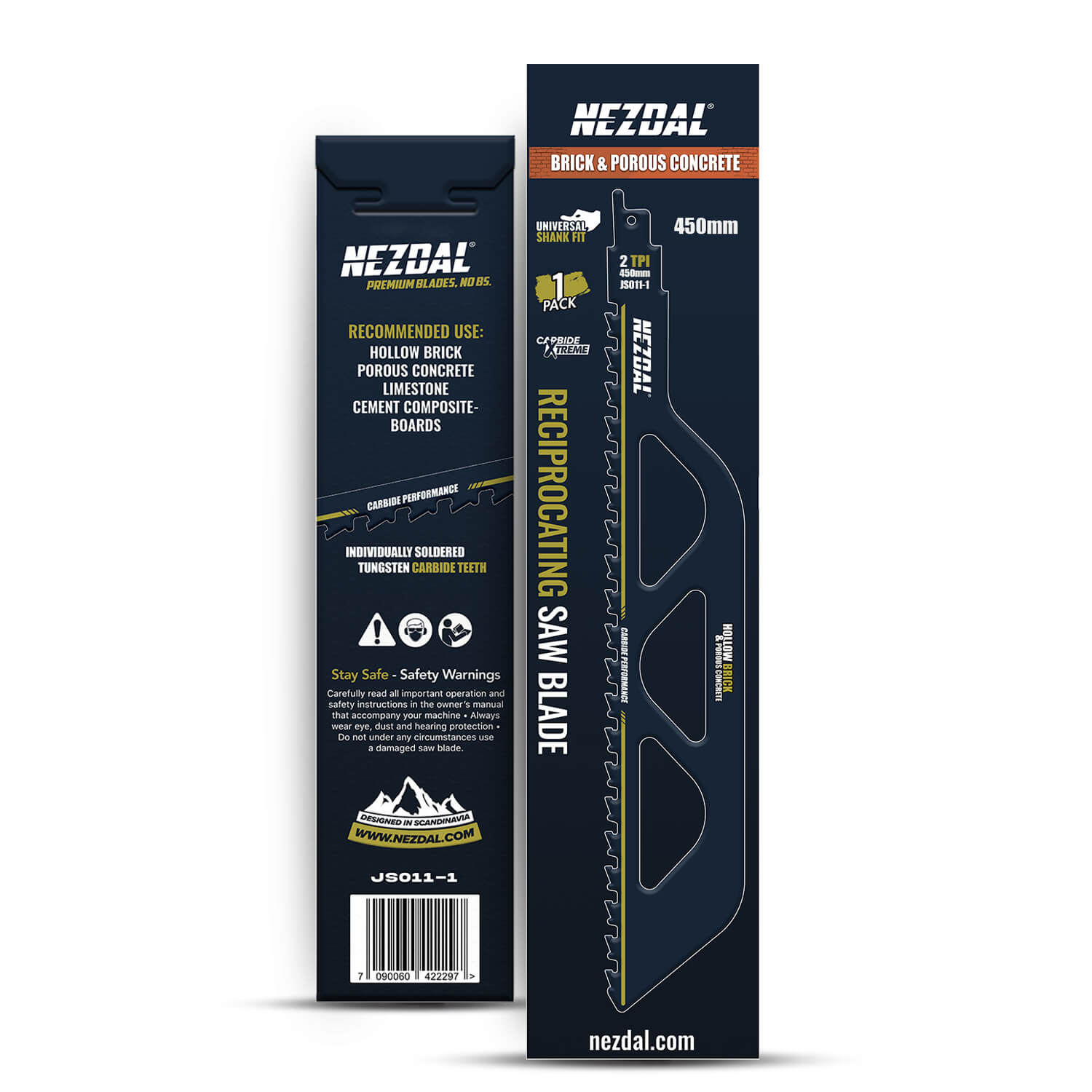 450mm | Brick & Porous Concrete | Carbide | Reciprocating Saw Blade